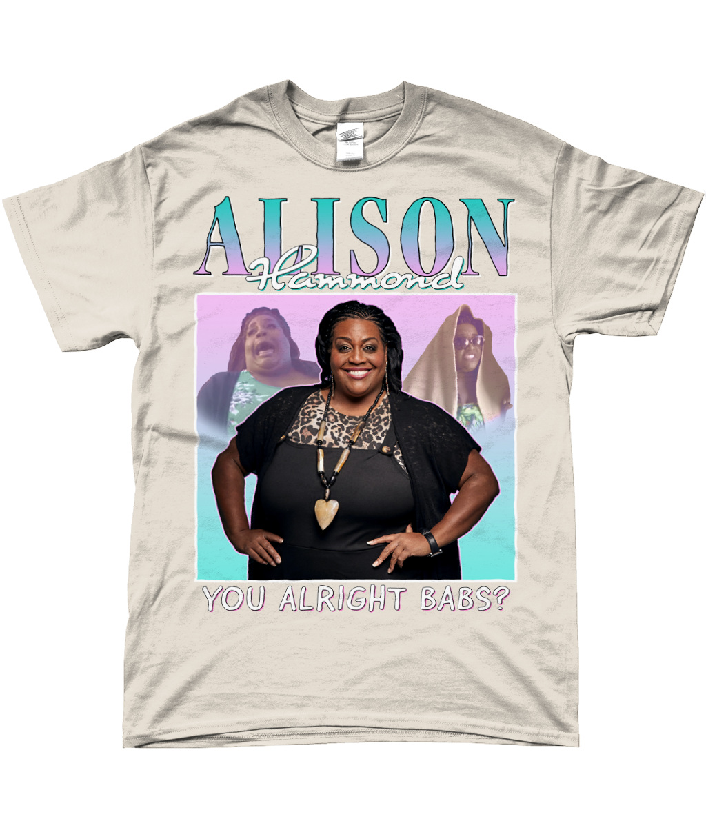 Alison Hammond Iconic You Alright Babs? T-shirt natural