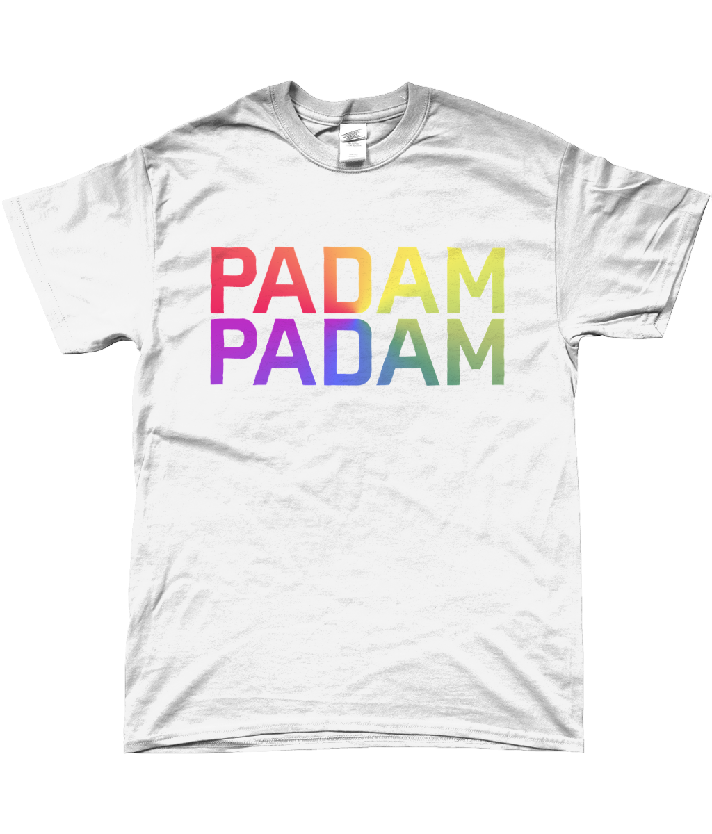 Kylie Minogue Padam Padam Rainbow Text Unisex T-shirt