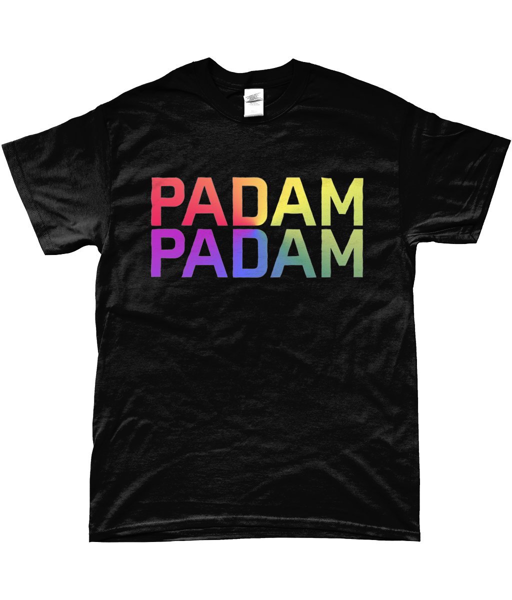 Kylie Minogue Padam Padam Rainbow Text Unisex T-shirt