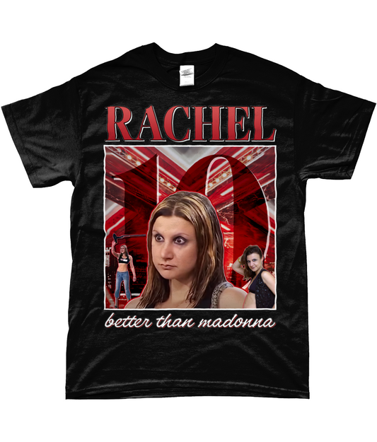 Rachel Lester Godchel X Factor UK Audition Homage T-shirt Pop Culture Meme Gift Black